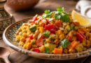 Кускус с овощами на сковороде